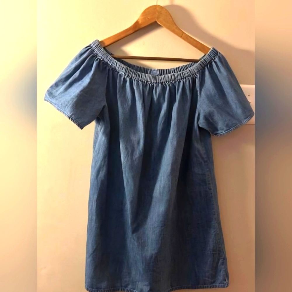 Target Off-the-Shoulder Denim Dress